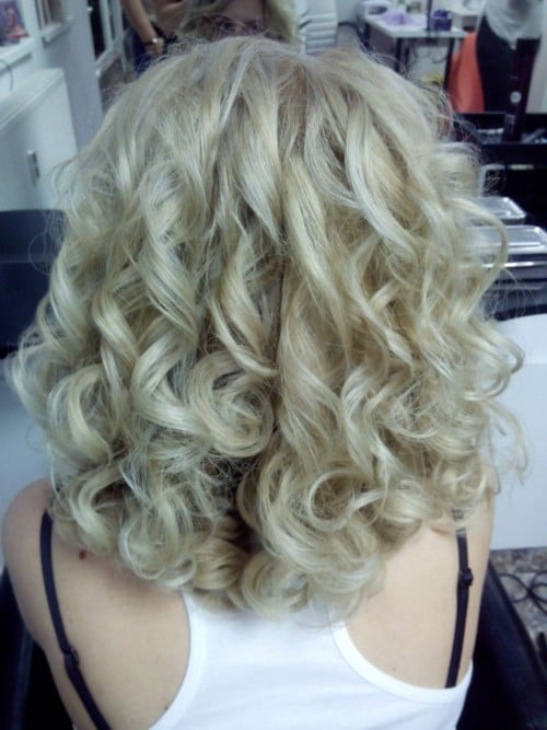 Blonde Curly Hair