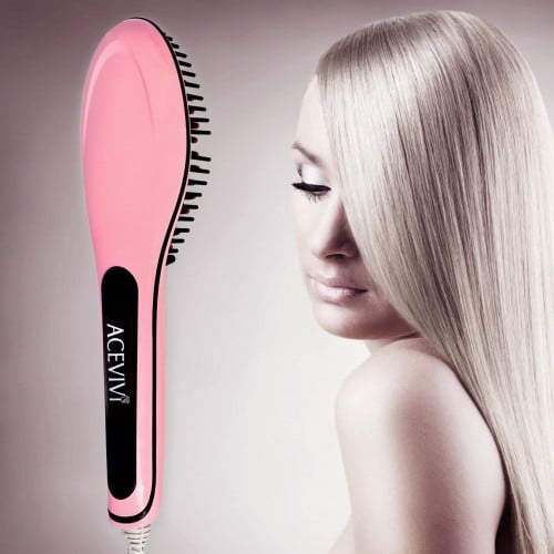 Acevivi Ceramic Hair Brush Straightener Review