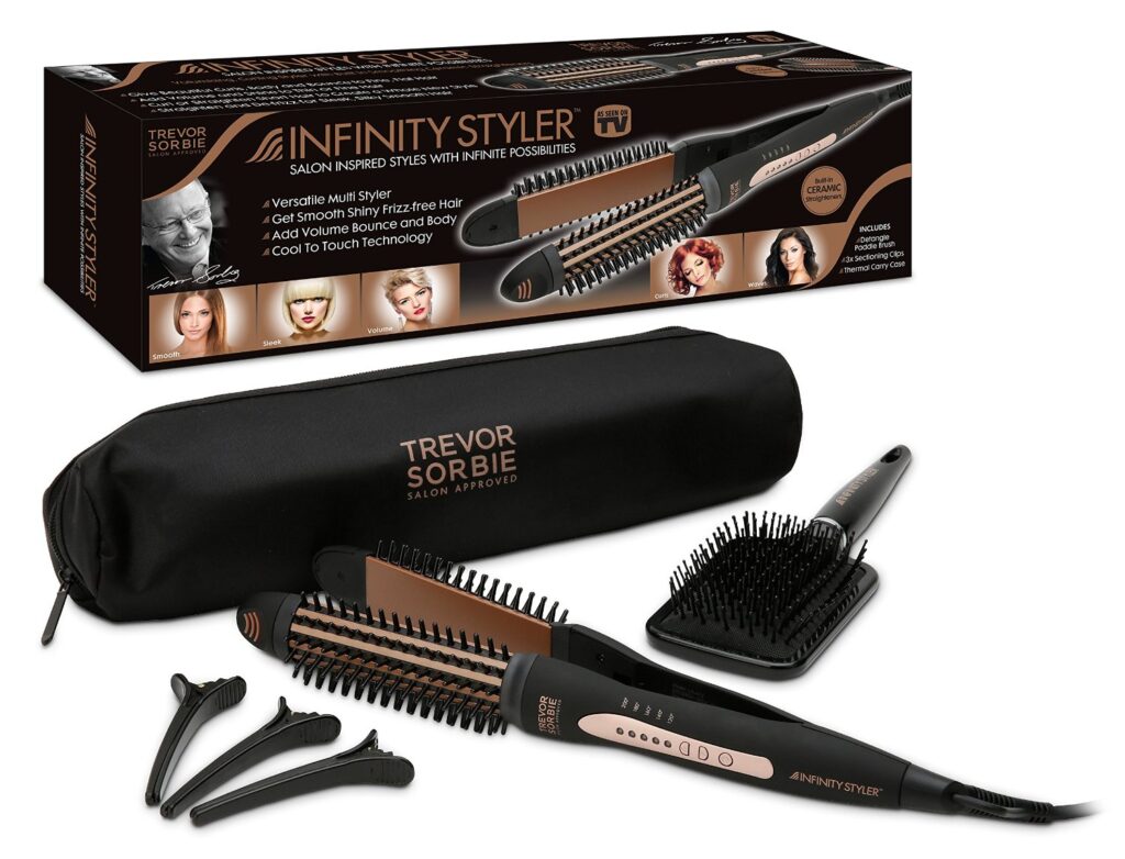 Trevor round brush curler