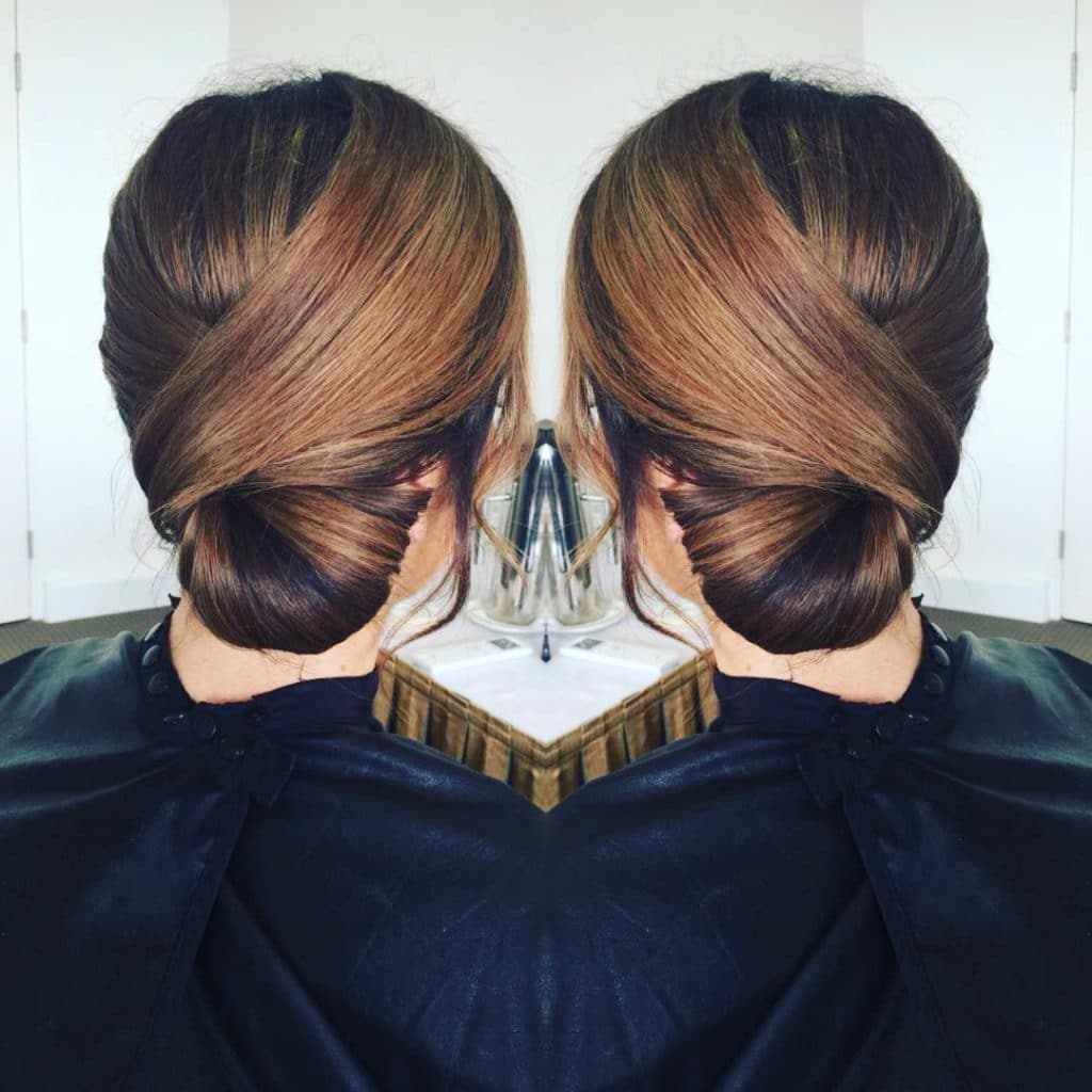 chignon bun